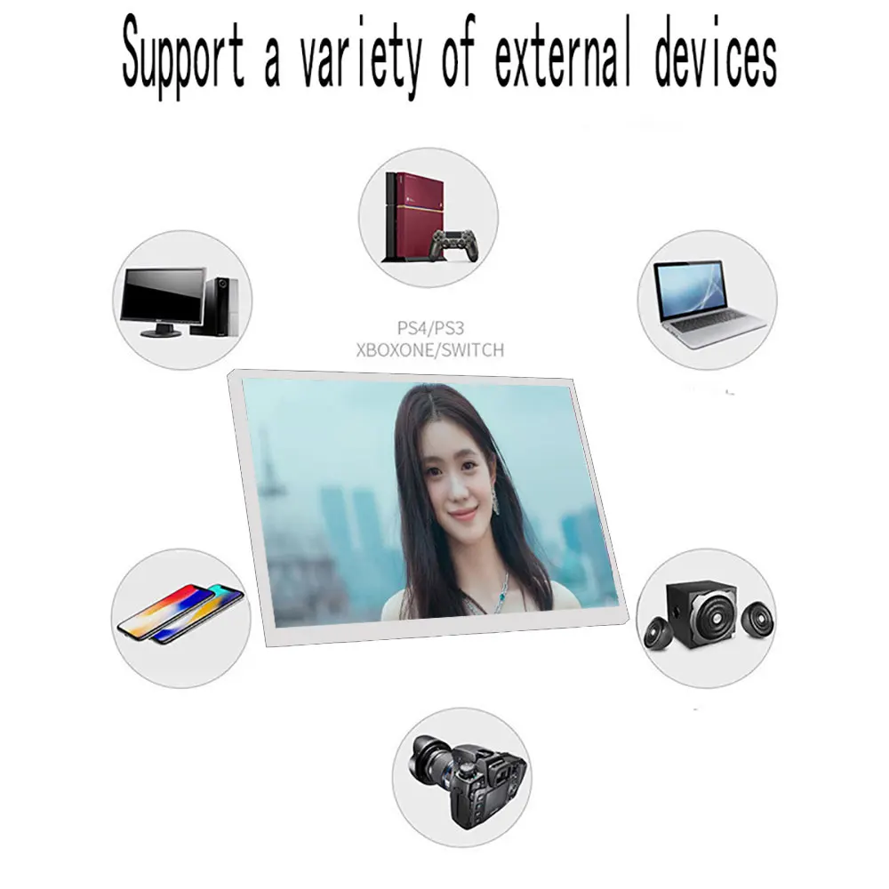 11.6Inch Portable Monitor HDMI-Compatible Laptop second screen Gaming Extended Display For Switch/PS4/Xbox/Raspberry Pi