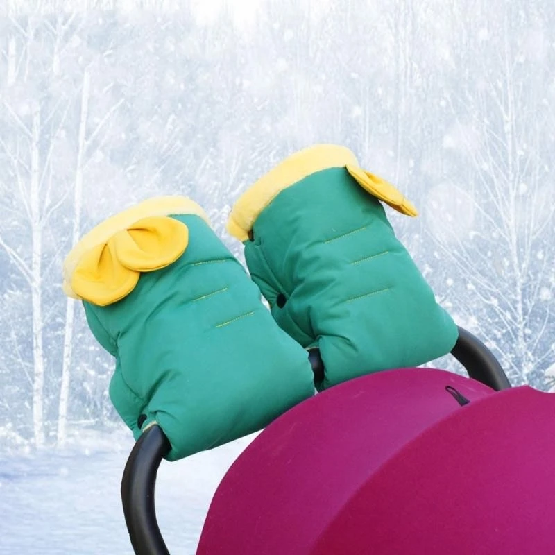 

Soft & Comfortable Toddler Pram Gloves Adjustable Gloves for Outdoor Activities 425F