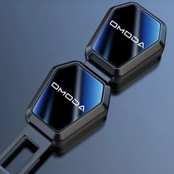1 pcs Car Seat Belt Clip Extension Plug Metal Seatbelt Extender Accessories For Chery Omoda 5 C5 FX EV 2022 2023 2024