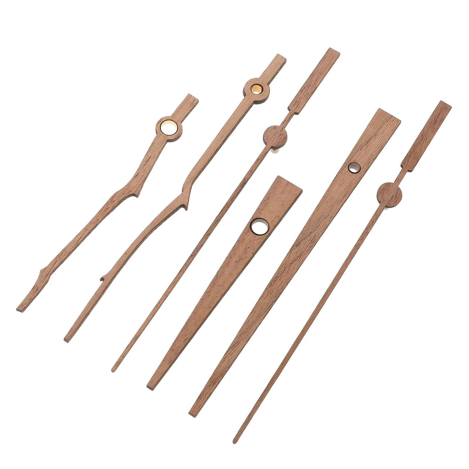

2 Sets Clock Movement Delicate Hands Mute DIY Parts Decorative Replacements Wooden