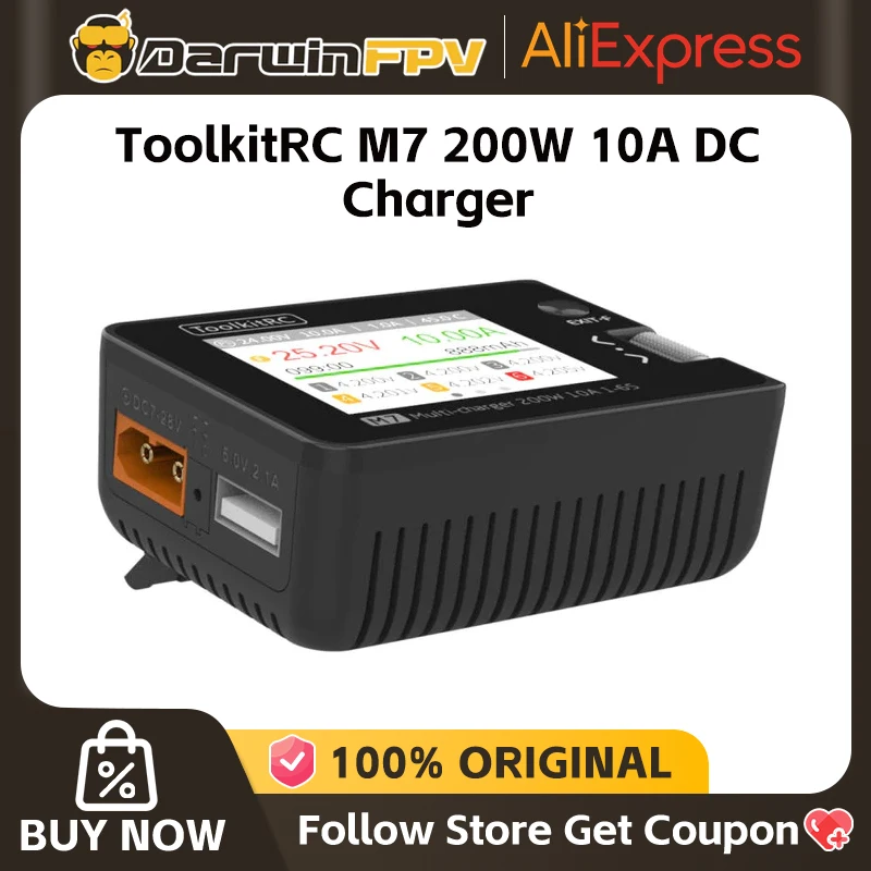 ToolkitRC M7 200W 10A DC Balance Charger: The Complete Solution for RC Enthusiasts Managing Multiple Lipos