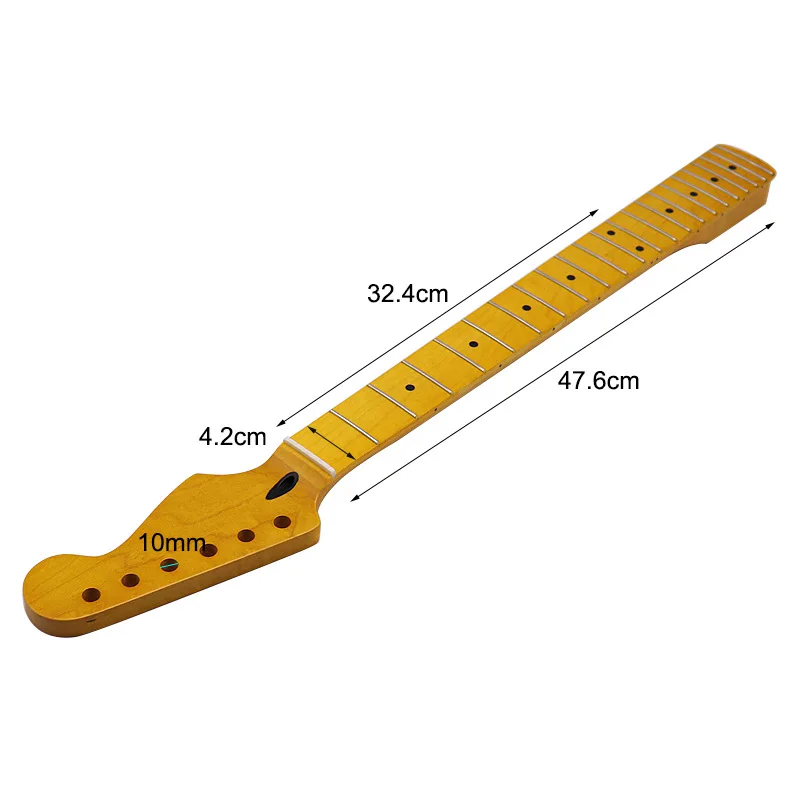 Eco-friendly Maple Electric Guitar Accessory Neck With Matte Fingerboard Finish Stringed Instruments Part