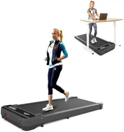 3 in 1 Treadmill, Portable Under Desk Walking Pad with Incline for Home/Office, Remote Control, LED Display