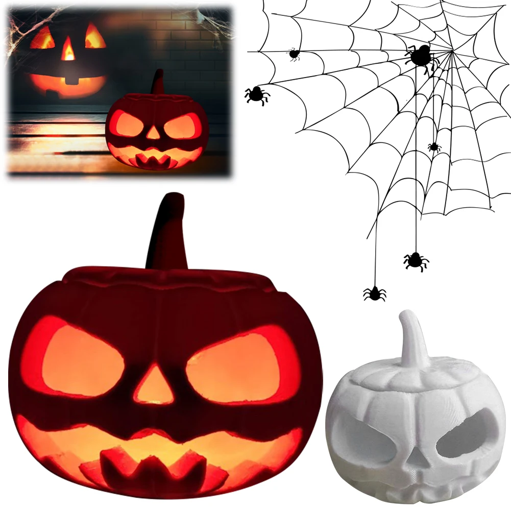 Halloween 3D Pumpkin Lamp Shade Molds for Spooky Fun Indoor Outdoor Party Decorations