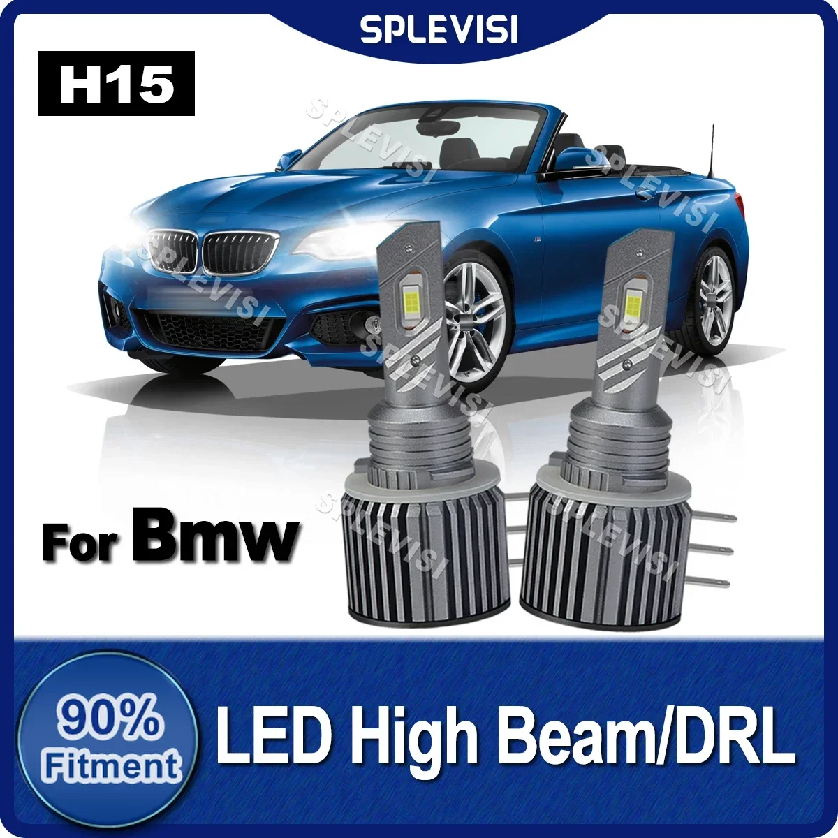 

Replace Bulbs LED H15 High Beam/DRL Day Running Light Canbus For BMW 2 Series F23 F22 2012 2013 2014 2015 2016 2017 2018 2019