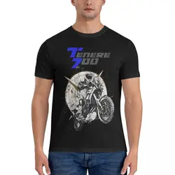 Men's Tenere 700 T7 2021 T Shirt motorbike Cotton Tops Funny Short Sleeve Round Neck Tees 6XL T-Shirts