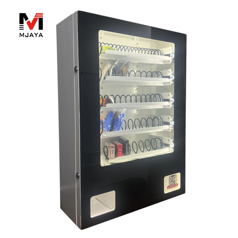 1Pcs TM004-5B Mini Hotel Vending Machine Vending Dispenser with QR Code Payment for Small Item Box Automatic Self-service