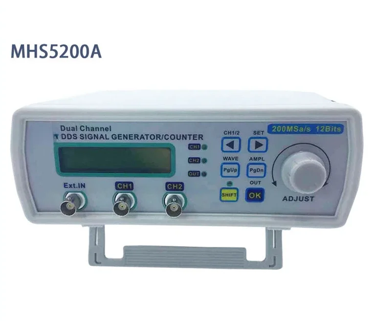 Full Digital Control DDS Dual-Channel Function Arbitrary Wave Signal Source Generator