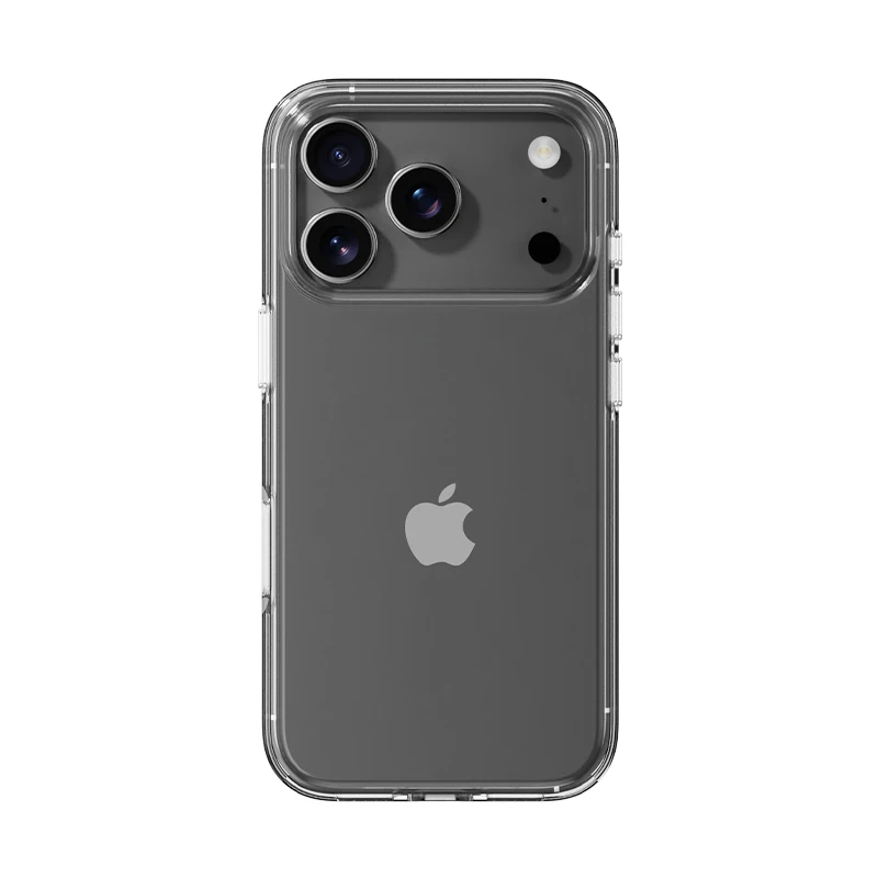 Per iPhone 17 Pro Max 17 Pro Custodia Rock Crystal Clear PC + TPU Cover trasparente antigraffio per iPhone17