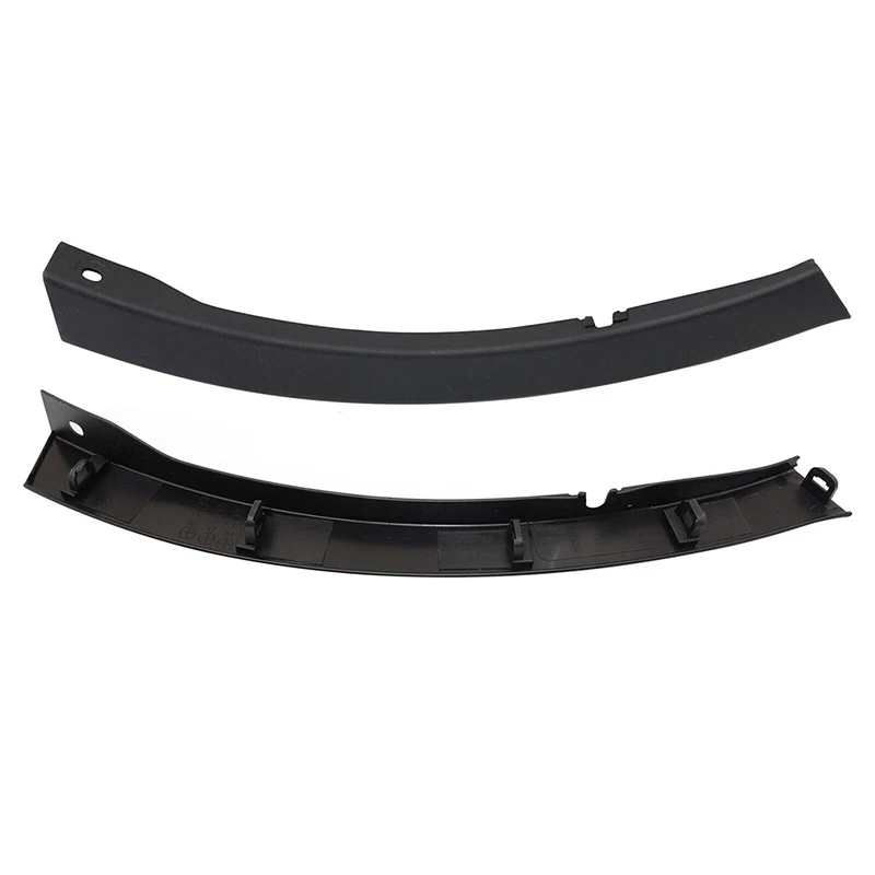 Pair Black Front Bumper Wheel Fender Molding Trim Cover Right & Left Side 52112-0R040 For Toyota RAV4 (XA40) 2013 2014 2015