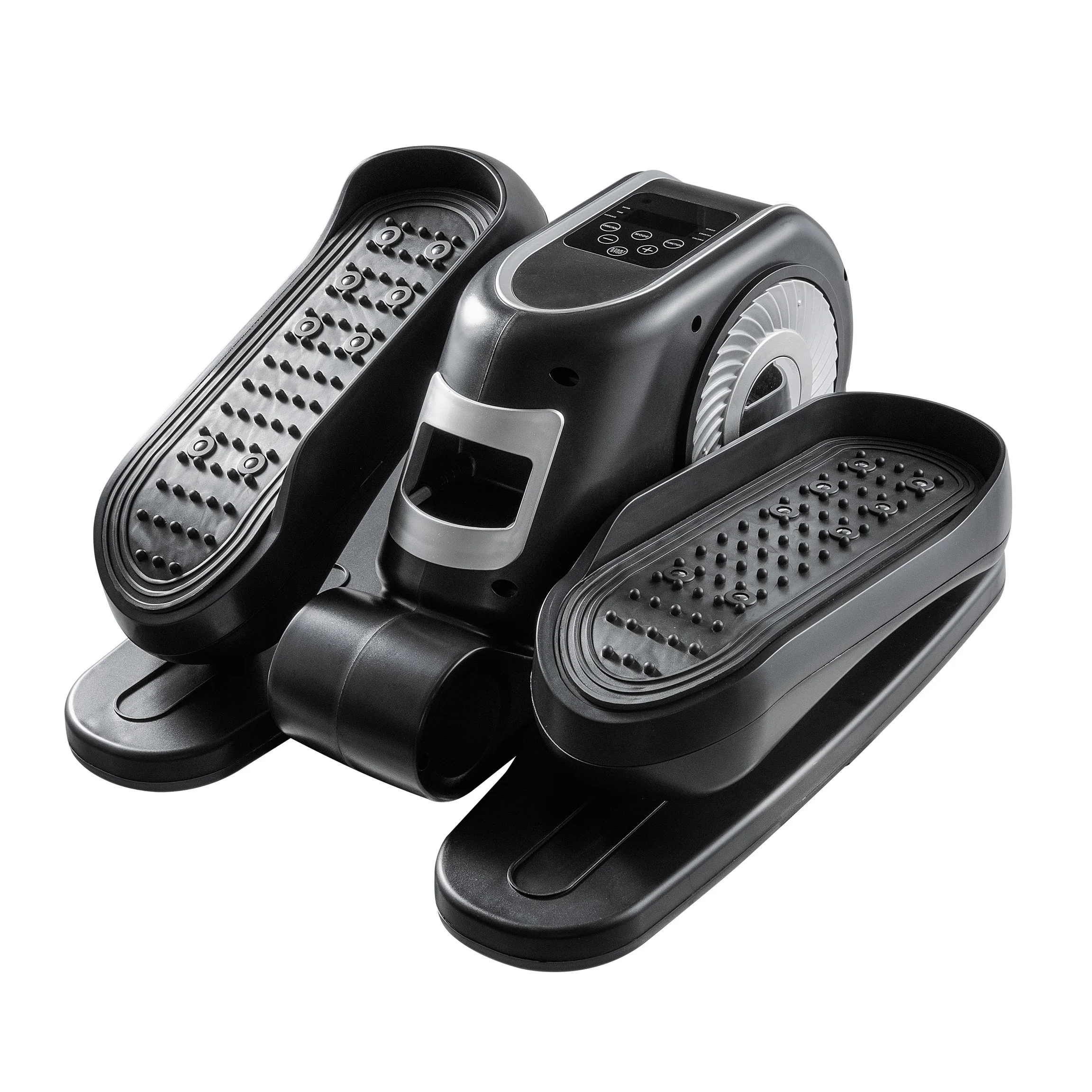 Elliptical Trainer LED Display 12-Speed Adjustable Remote Control Quiet Operation Steel Construction