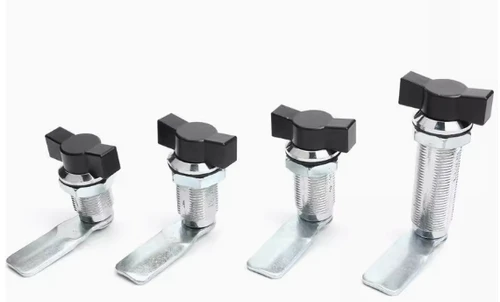 La cerradura de manija sin llave negra de 18-60 mm se utiliza en gabinetes eléctricos, gabinetes industriales, cajas de distribución de gabinetes Rarelock MA098 G1