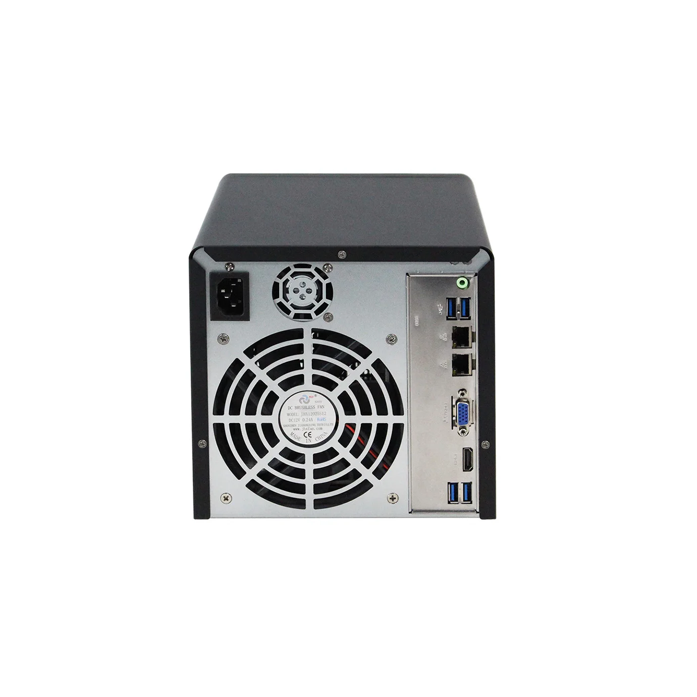 เซิร์ฟเวอร์ ITX NAS ขนาดเล็ก4อ่าวจากจีนพร้อมหน่วยความจำเมนบอร์ดและระบบสำหรับการจัดเก็บข้อมูลแบบคลาวด์