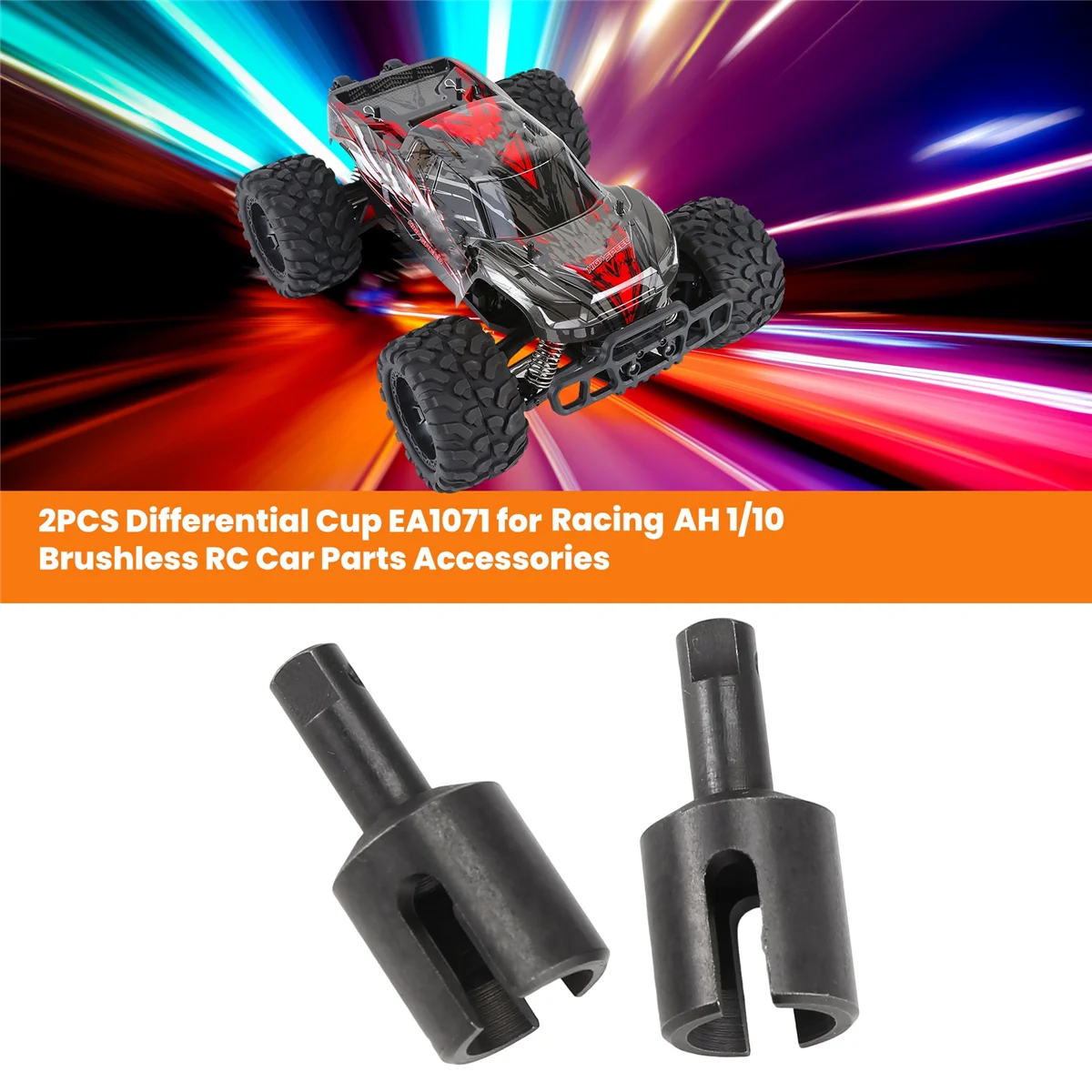 Beauty 2PCS Differential Cup EA1071 for JLB Racing CHEETAH 1/10 Brushless RC Car Parts Accessories