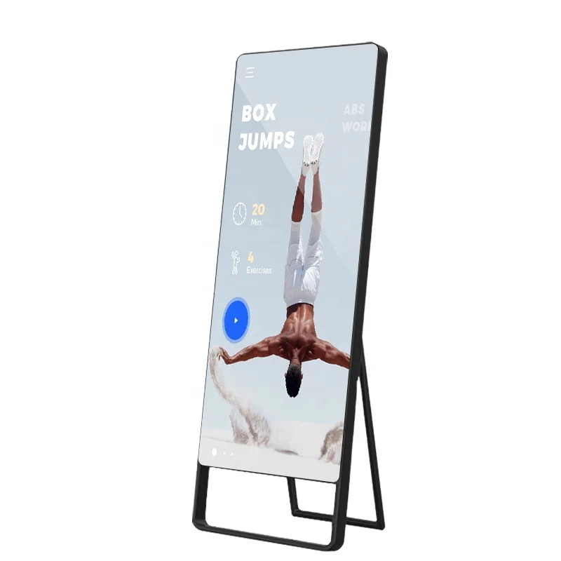 Touch Screen 3D Mirror Interactive Workout Smart Mirror Gym Fitness Mirrors