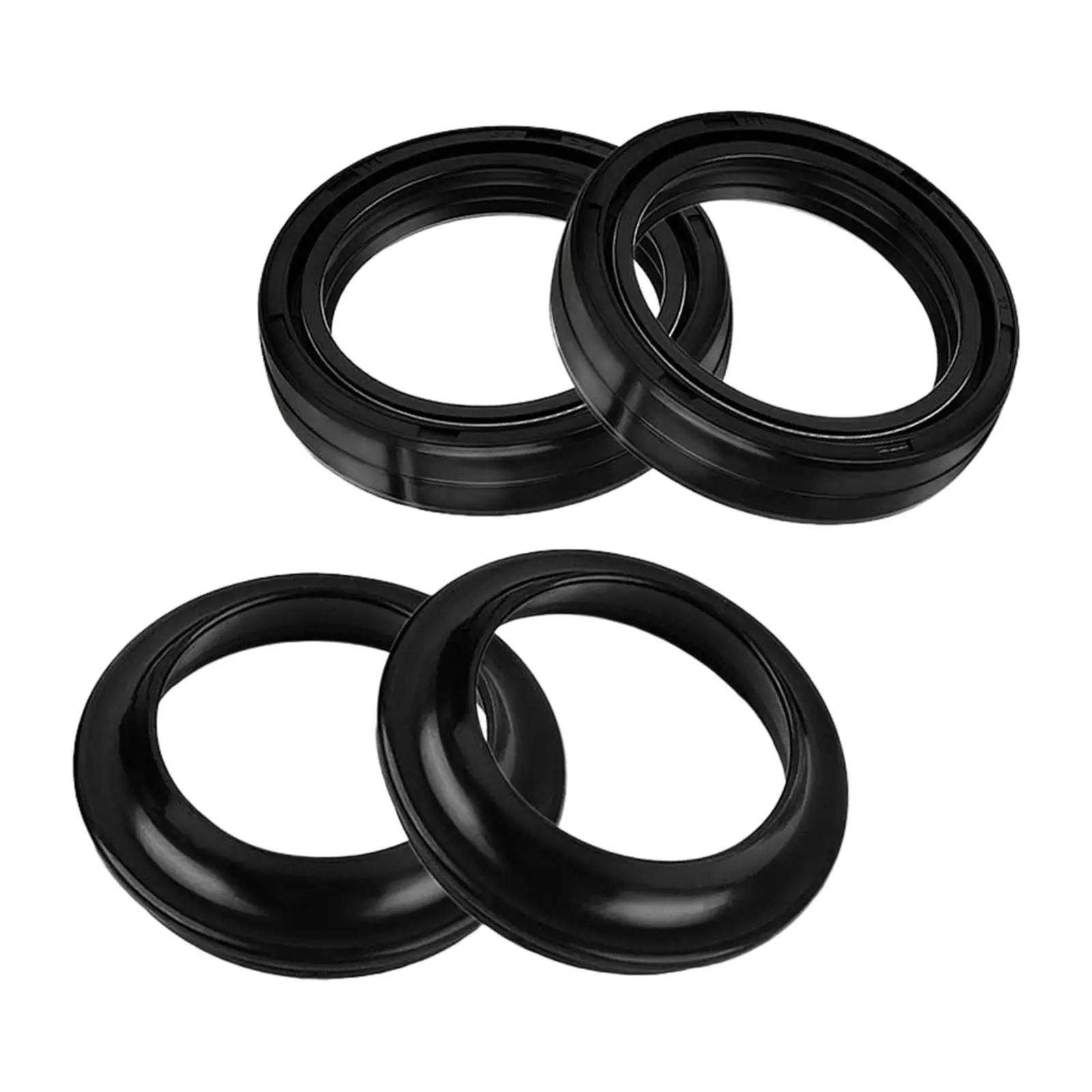 4x 39x52x11mm Fork Damper Oil Seal Dust Cover for Harley XL883N XL1200x