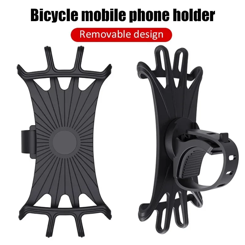 AliExpress 360 Rotatable Bicycle Phone Holder Motorcycle Stand Bracket Silicone GPS Support For Iphone 11 Xiaomi 10 Huawei P40