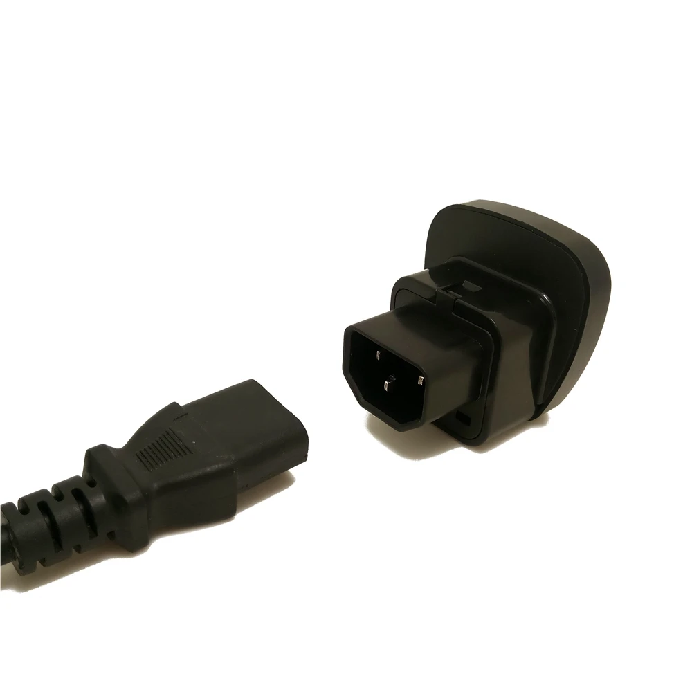 ซ็อกเก็ตการแปลง PDU/UPS C13 ไปยังปลั๊กมาตรฐานแห่งชาติ IEC320-C14 ถึง 10A ปลั๊กแปลงรูอเนกประสงค์
