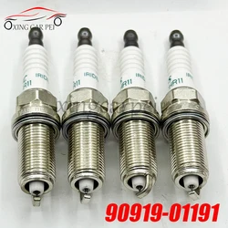 4pcs 90919-01191 SK20HR11 Iridium Spark Plug For Toyota Tacoma Tundra Lexus LX570 GX460 FJ Land Cruiser 9091901191 SK20HR-11