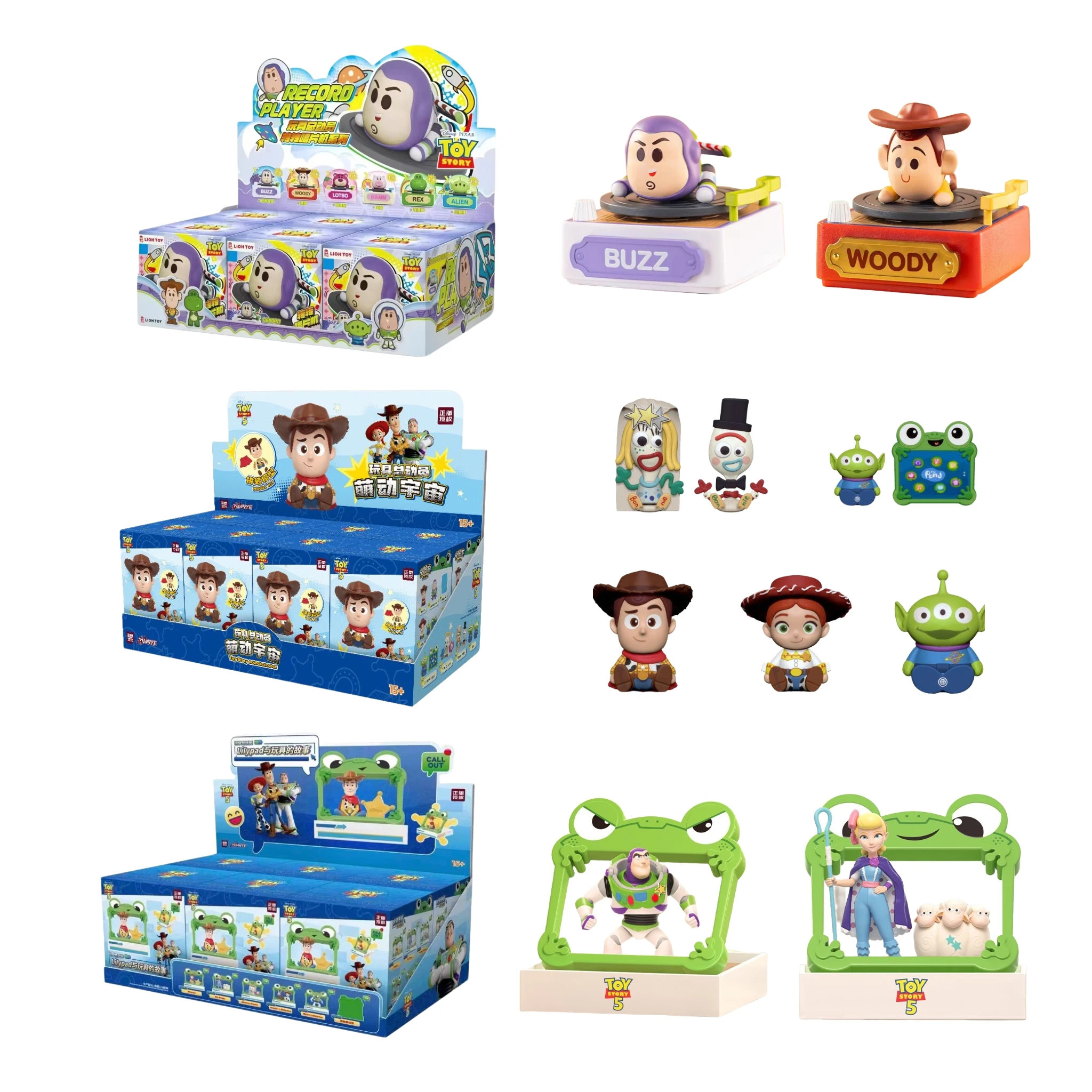 Neue Toy Story 5 Serie Blind Box Buzz Lightyear Anime Actionfigur Modell Spielzeug Desktop-Dekoration Perfektes Geschenk