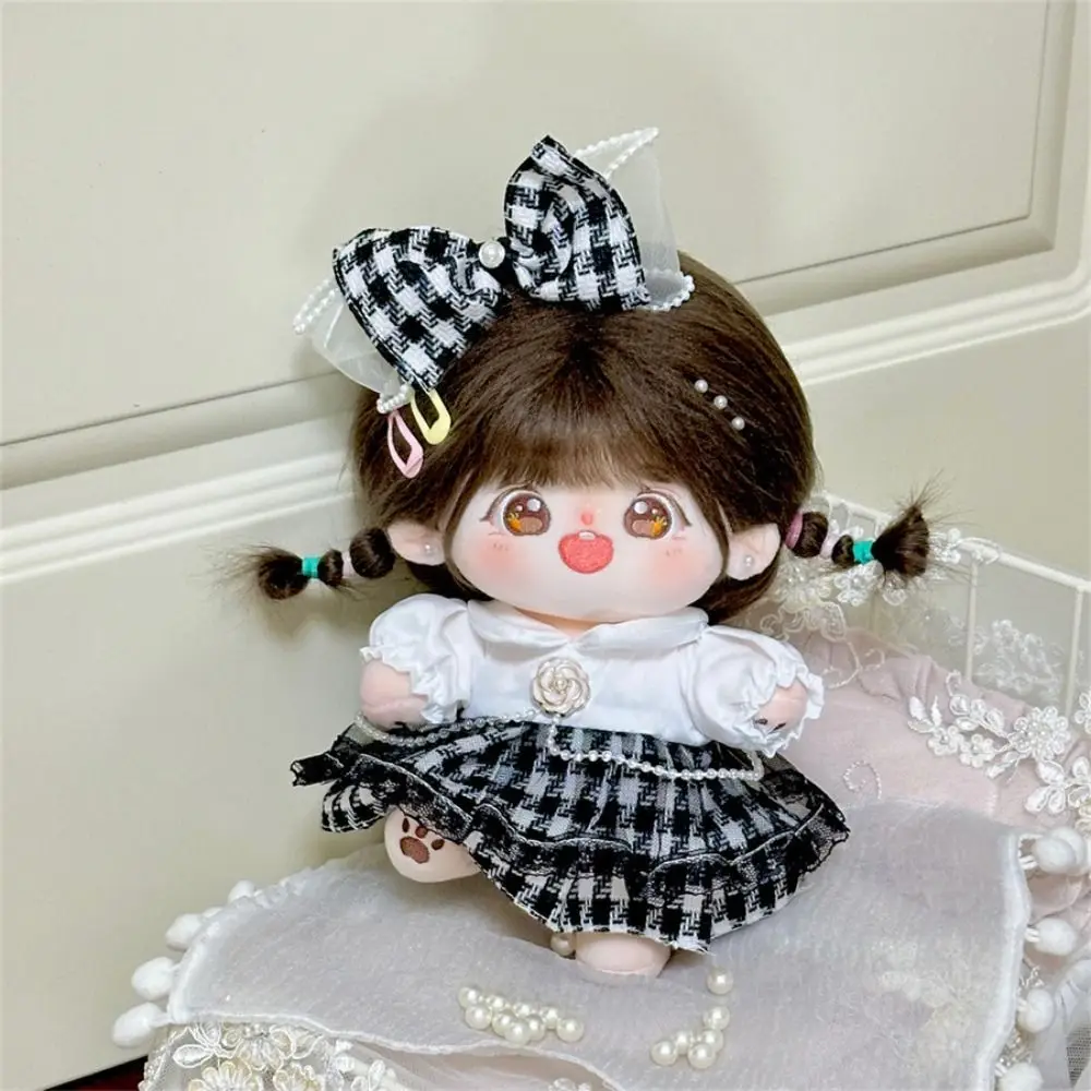 Fashion Cute Bunny Cotton Doll Clothes Cos Gift DIY Doll Princess Dress Handmade Doll Cap Headdress