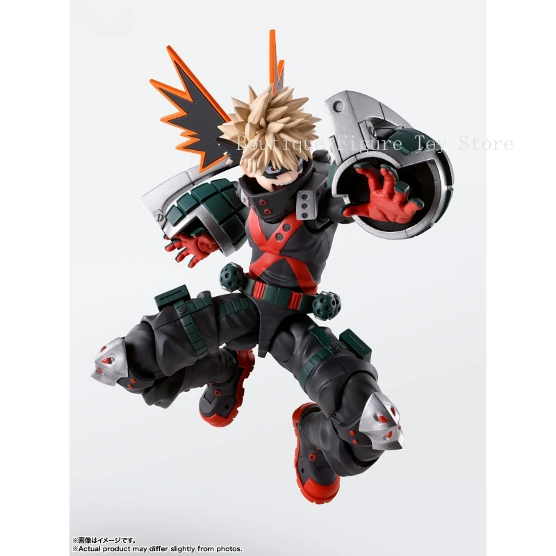 ในสต็อกOriginal Bandai SHF My Hero Academia Bakugou Katsukiรูปอะนิเมะรุ่นของเล่นรวบรวมActionของขวัญ