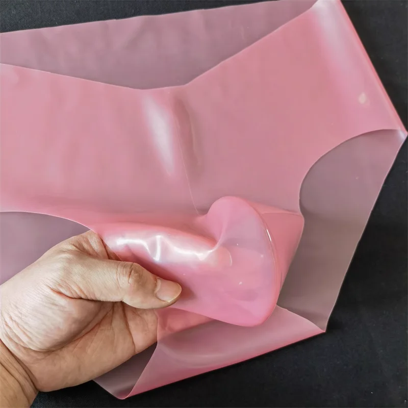 Latex Convex Pouch Underwear Men's Sexy Transparent Rubber Briefs Seamless Hot Youth Lingerie Трусы Мужские Calzoncillos Hombre