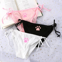 1/2/3pcs Sexy Bandage Lolita Panties Low Waist Lingerie Cute Claw Women's Briefs Low Waist Animation Underwear