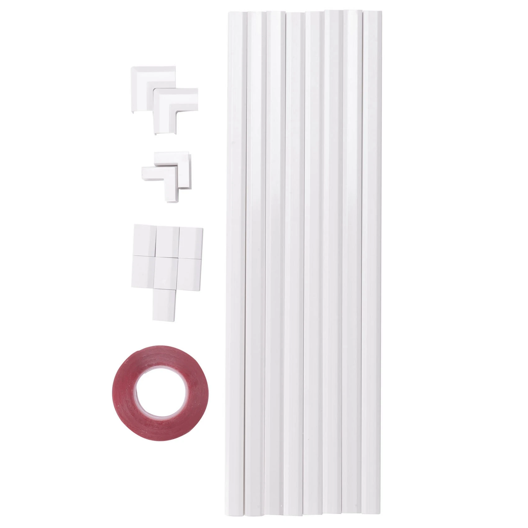 AEE3-One-Cord Channel Cable Concealer - CMC-03 Cord Cover Wall Cable Management System - 125 Inch Cable Hider Raceway Kit