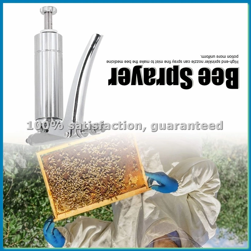 

Распылитель для пчеловодства с регулируемым дозатором для точного введения лекарств, инструмент для опрыскивания пчел и опыления - A56M