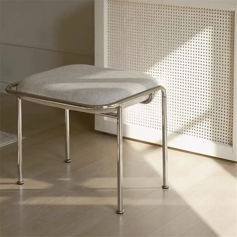 Retro-style Dressing Stool Dressing Stool Simple Dressing Stool Household Soft Bag Stool Cream Bedroom Dressing Stool