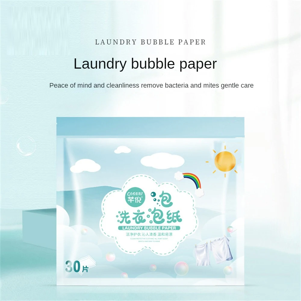 Strong Decontamination Of Laundry Tablets Deep Cleaning Detergent Domestic Strong Decontamination Handmade Foam Sponge Paper