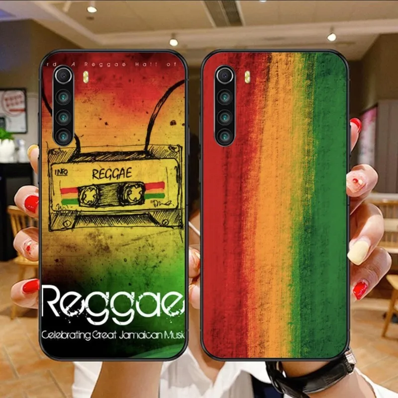 Reggae Music Mobile Phone Case for Xiaomi Mi 13 12 12S 12T 11T 10T 9T Lite Pro Ultra Poco F3 F4 F5 X4 GT Black Phone Cover Funda