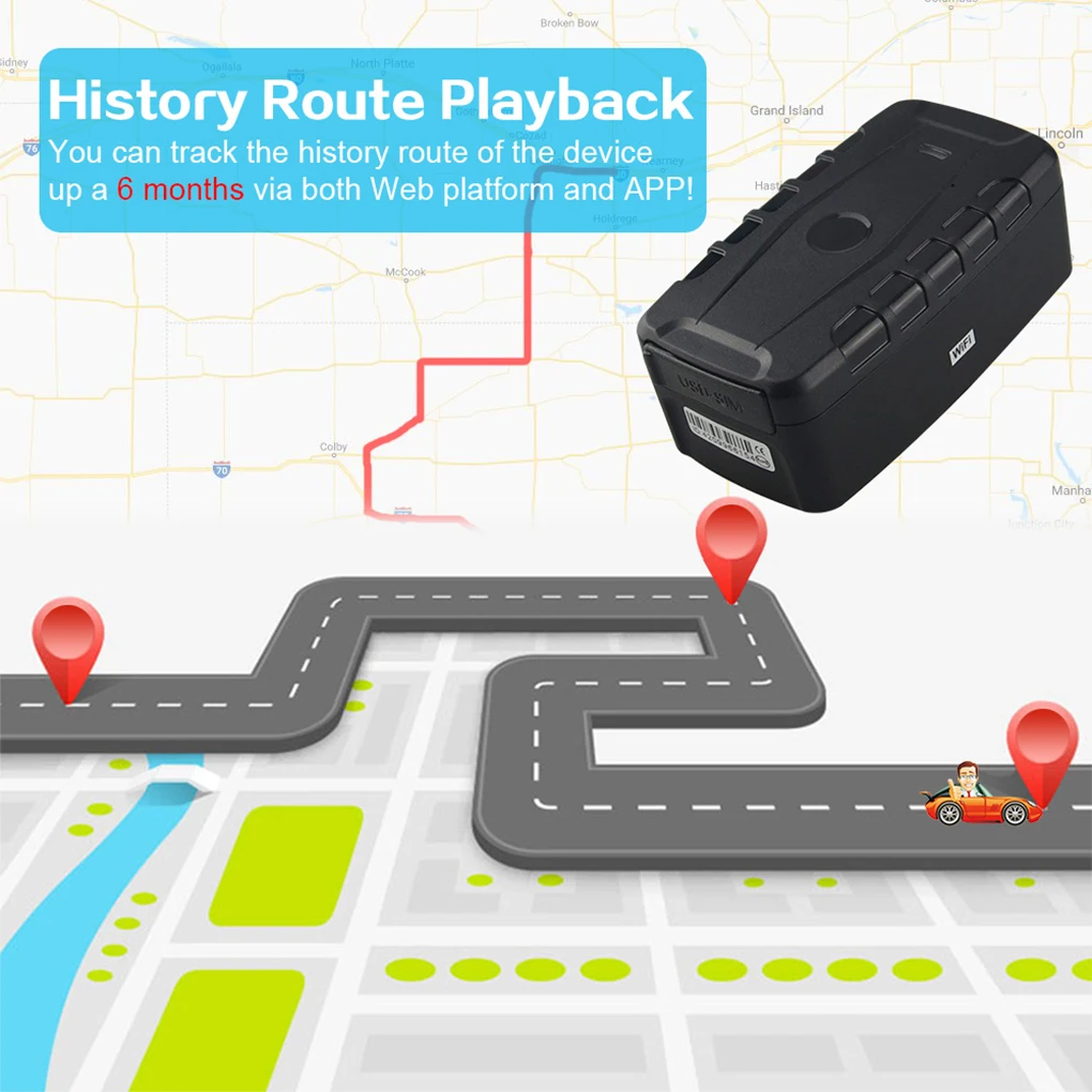 

ABS Car 4G GPS Tracker GPS Tracker GPS Locator Waterproof Tracker APP GPS Tracker