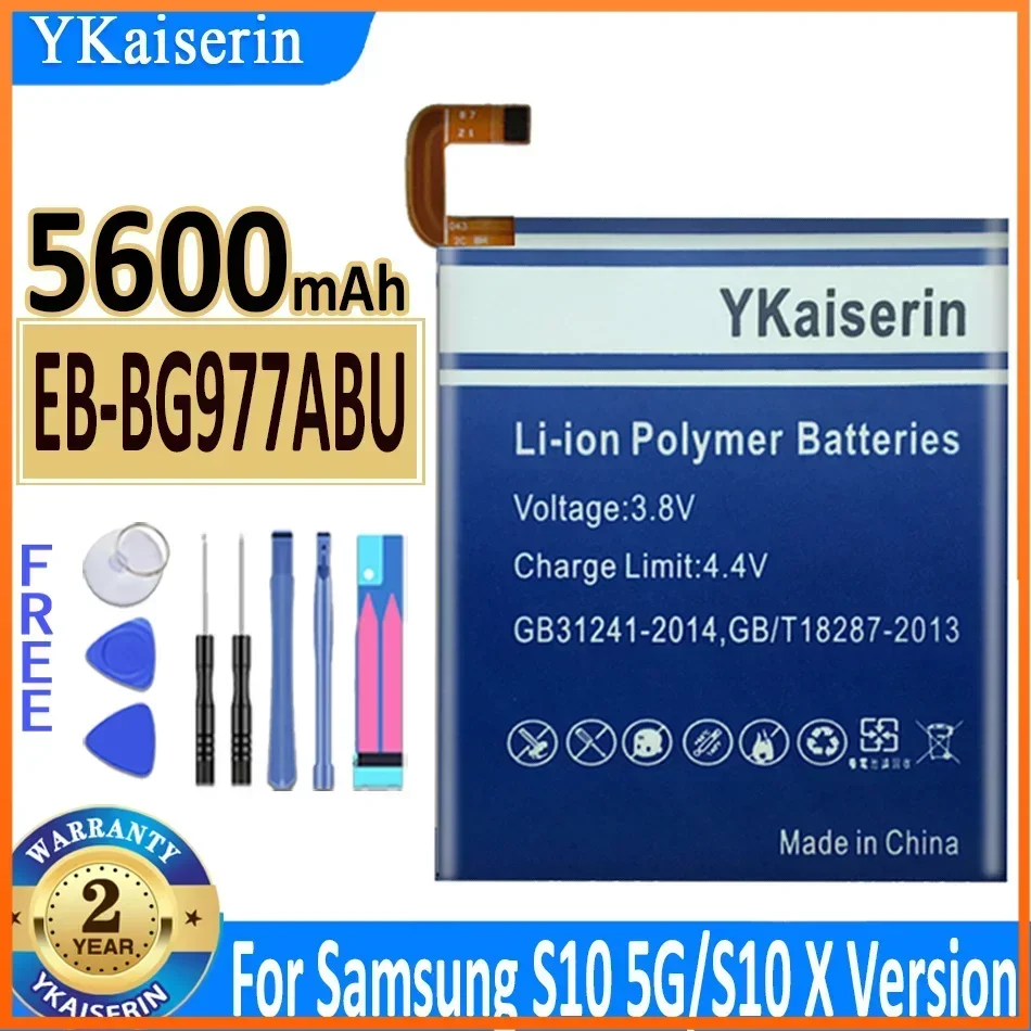 EB-BG977ABU 5600mAh Battery for Samsung GALAXY S10 5G Version S10 X Version SM-G977 SM-G977B SM-G977N SM-G977P SM-G977T SM-G977