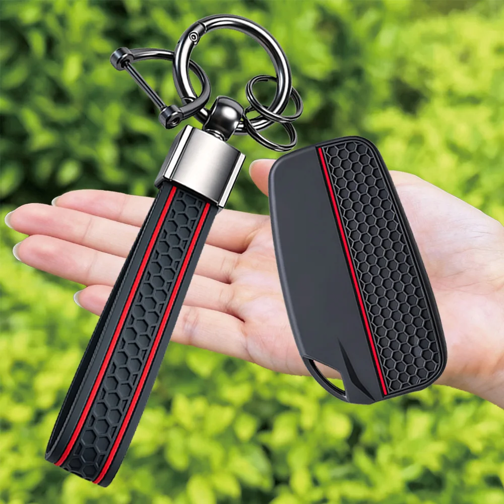 Keychain For DUCATI Multistrada V2 V2S V4 V4S 1260S 950S Silicone Motorcycle Electronic Start Key Case Cover Key Shell