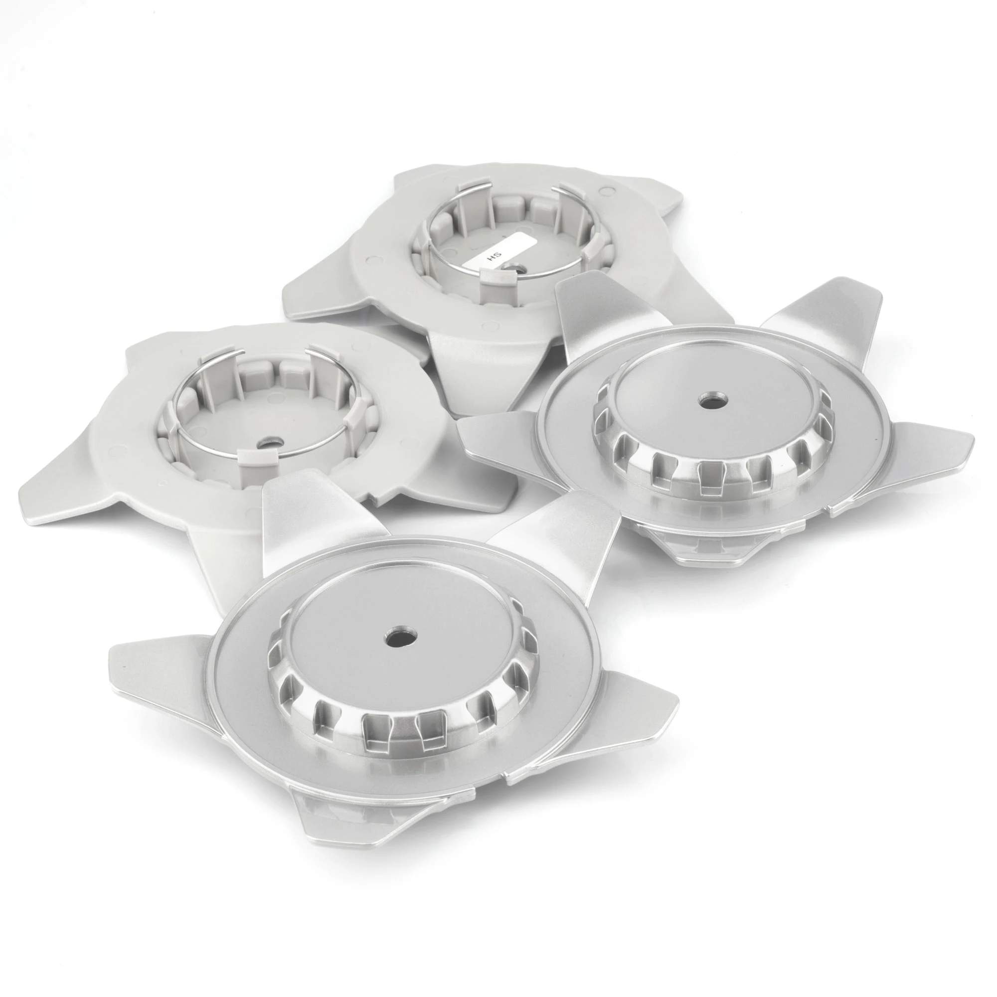 4pcs 155mm 62mm Wheel Hub Cover For M671 671214 53 Rim Center Center Cap Refits Styling Dust 5 Clip Car Accessroies Silver