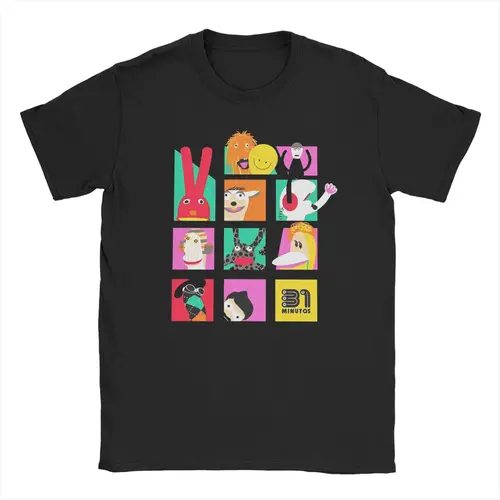 31 Minutos para hombres y mujeres, camisetas únicas de comedia chilena, camiseta de manga corta con cuello redondo, ropa de verano de algodón puro