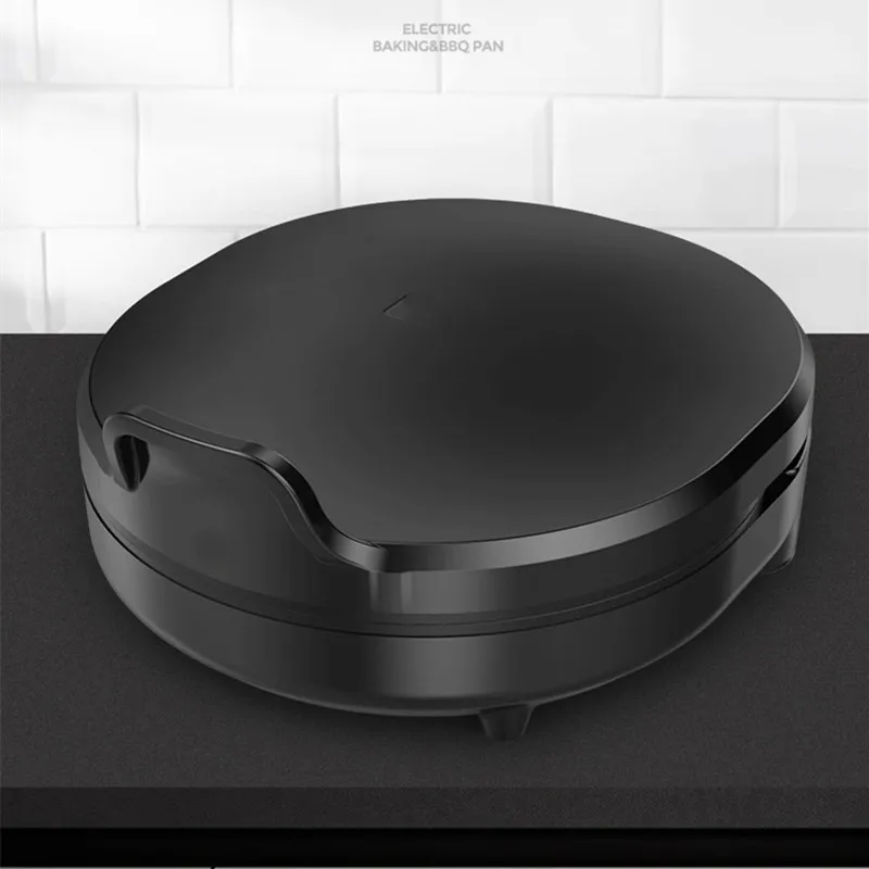 Commercial Household Kitchen Appliances Double-sided Heating Pizza Electric Baking Pan Pancake Machine  Maker