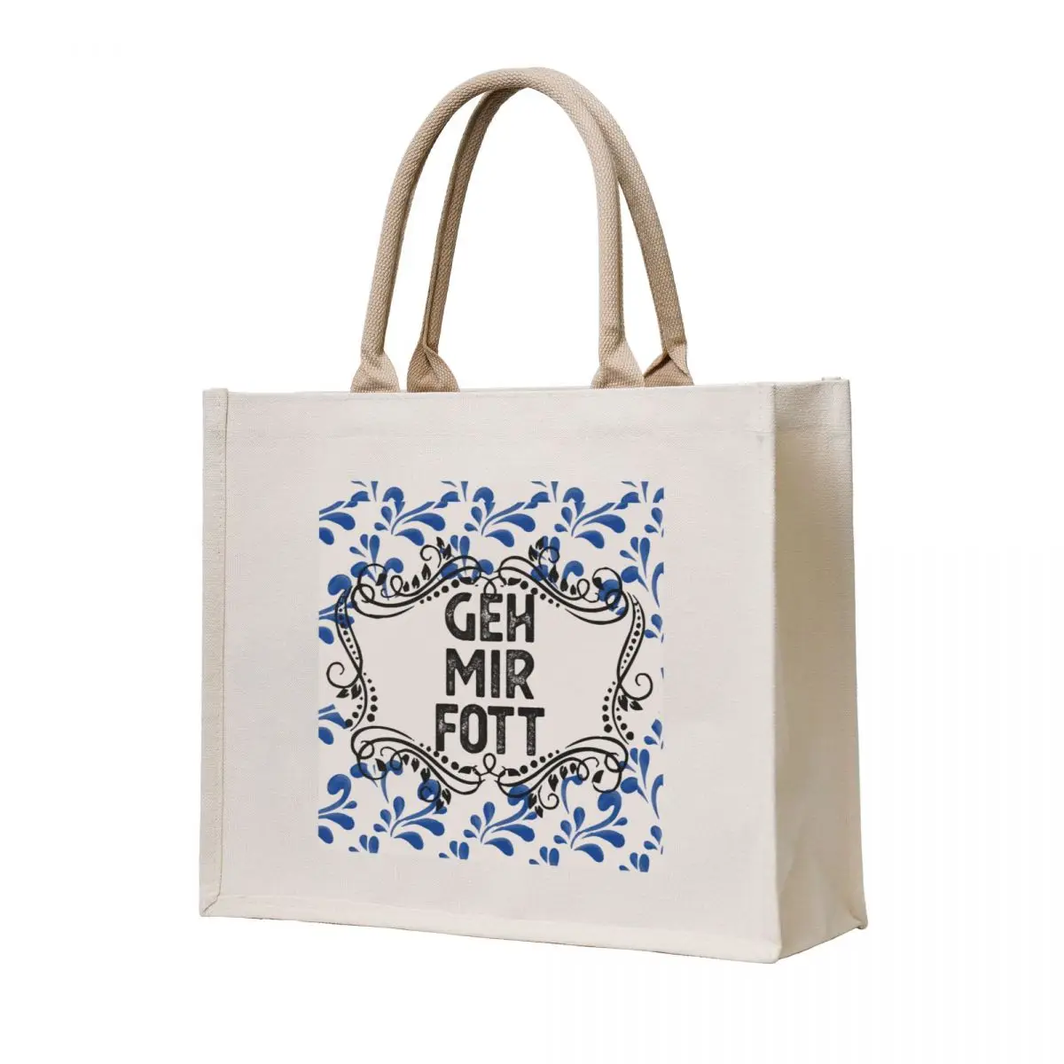 

Geh mir Fott - Bembelmuster Tote Bag ecological bags personalized tote bag women bag