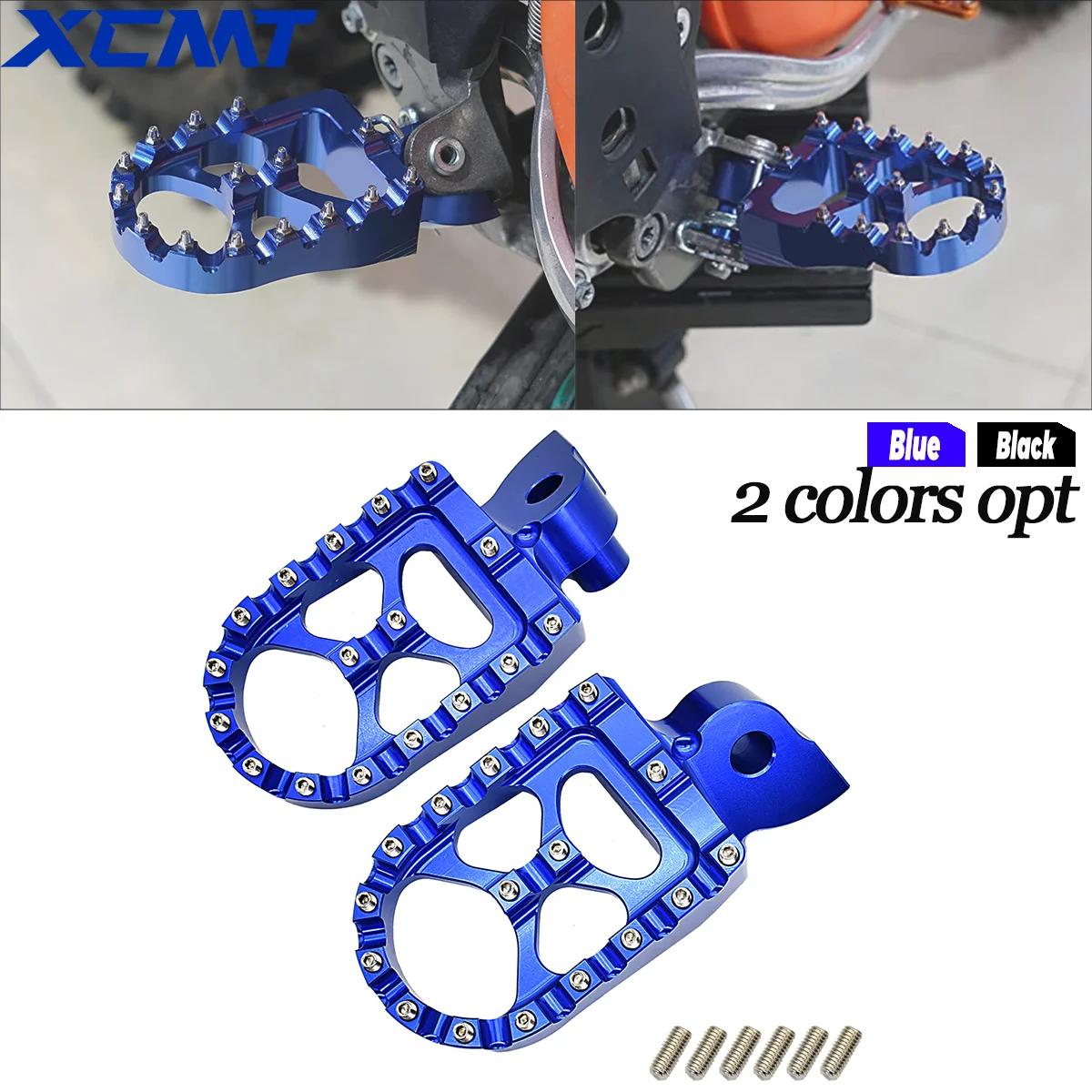 

CNC Footpeg Foot peg Pedals Rest For Yamaha YZ 65 85 125 250 125X 250X 250FX 450FX WR 250F 450F YZF WRF 250 450 2001 - 2023