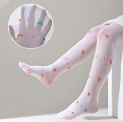 Collants en coton chaud pour bébé fille, bas enfants, ours, chat, lapin, hiver