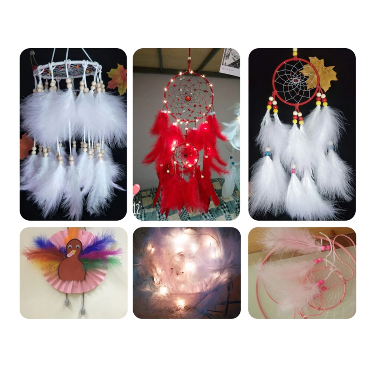 

50pcs Colorful DIY Craft Supplies Party Wedding Decoration Non Fade Pointed Tail Handmade Accessories Sewing Materials