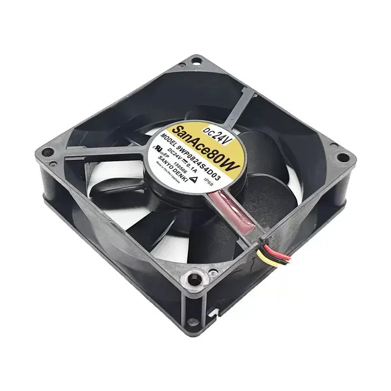 New for Sanyo SanAce 9WP0824S4D03 Cooling Fan 24V DC High Performance Industrial Blower Replacement Part Quiet Operation