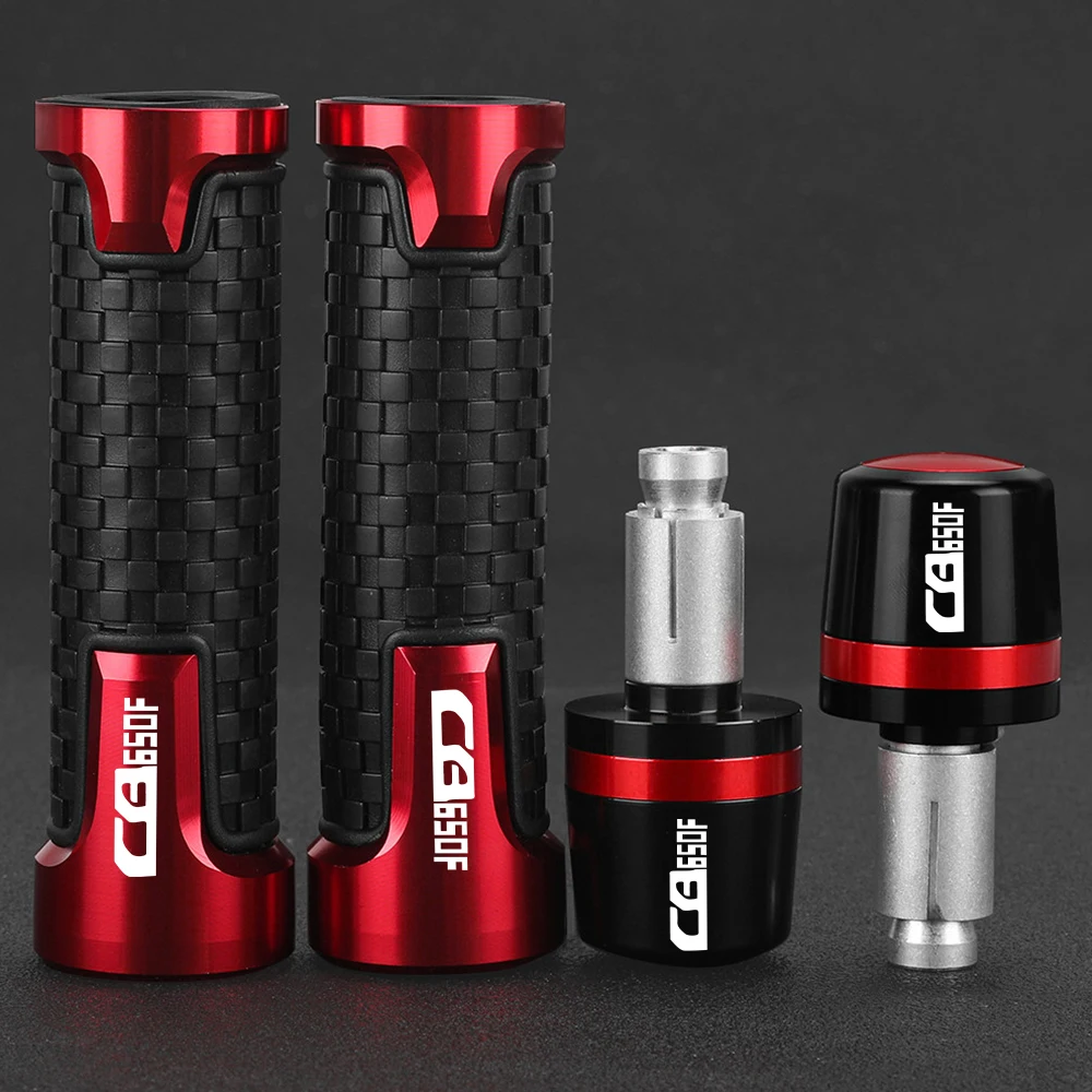 

FOR HONDA CB650F CB 650F 2014 2015 2016 2017 2018 2019 20 CB 650 F Motorcycle 7/8" 22MM Handlebar Grips Handle Bar Cap End Plugs