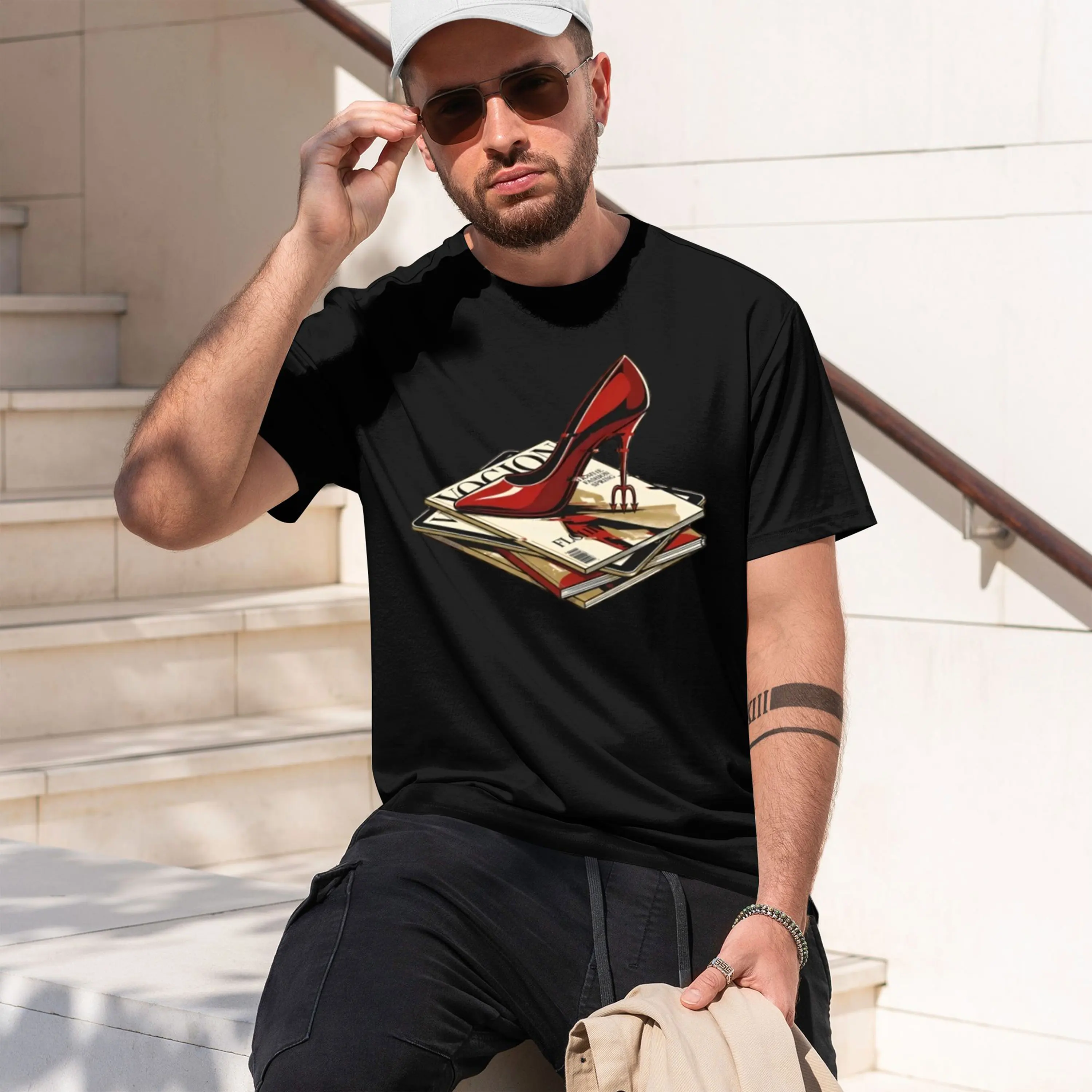 The Devil Wears T-Shirt Runway Fashion Lady Grh Tee for Women and Man Unisex T-Shirt Short-sve 2026 New Model Short-sleeve crewn