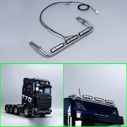 Metalowy reflektor ABS Reflektory dachowe 5V do 1/14 Tamiya RC Truck Car Scania 770S BENZ 3363 VOLVO FH16 MAN Diy Parts Toys