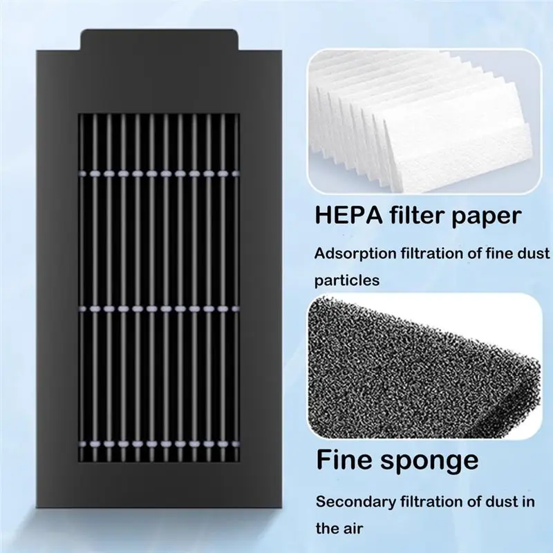 B59B Accessories Kit Compatible For Ecovacs Deebot X8 Pro Omni/T50 Max Pro Omni, 27Pcs Roller Brush Filter Mop Cloth Dust Bag