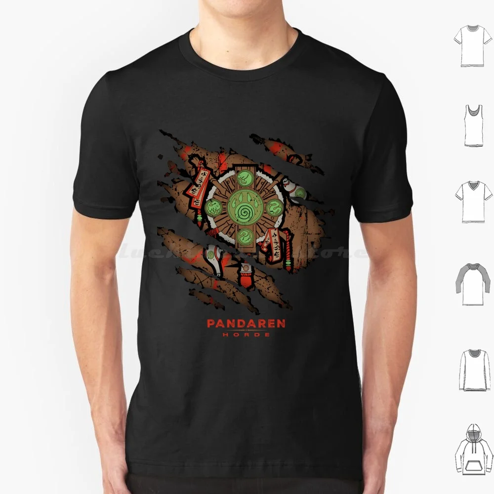 Pandaren-Elite Ripped T Shirt 6xl Cotton Cool Tee World Of World Of Alliance World Of Fangirl Wow World Of Classic World Of