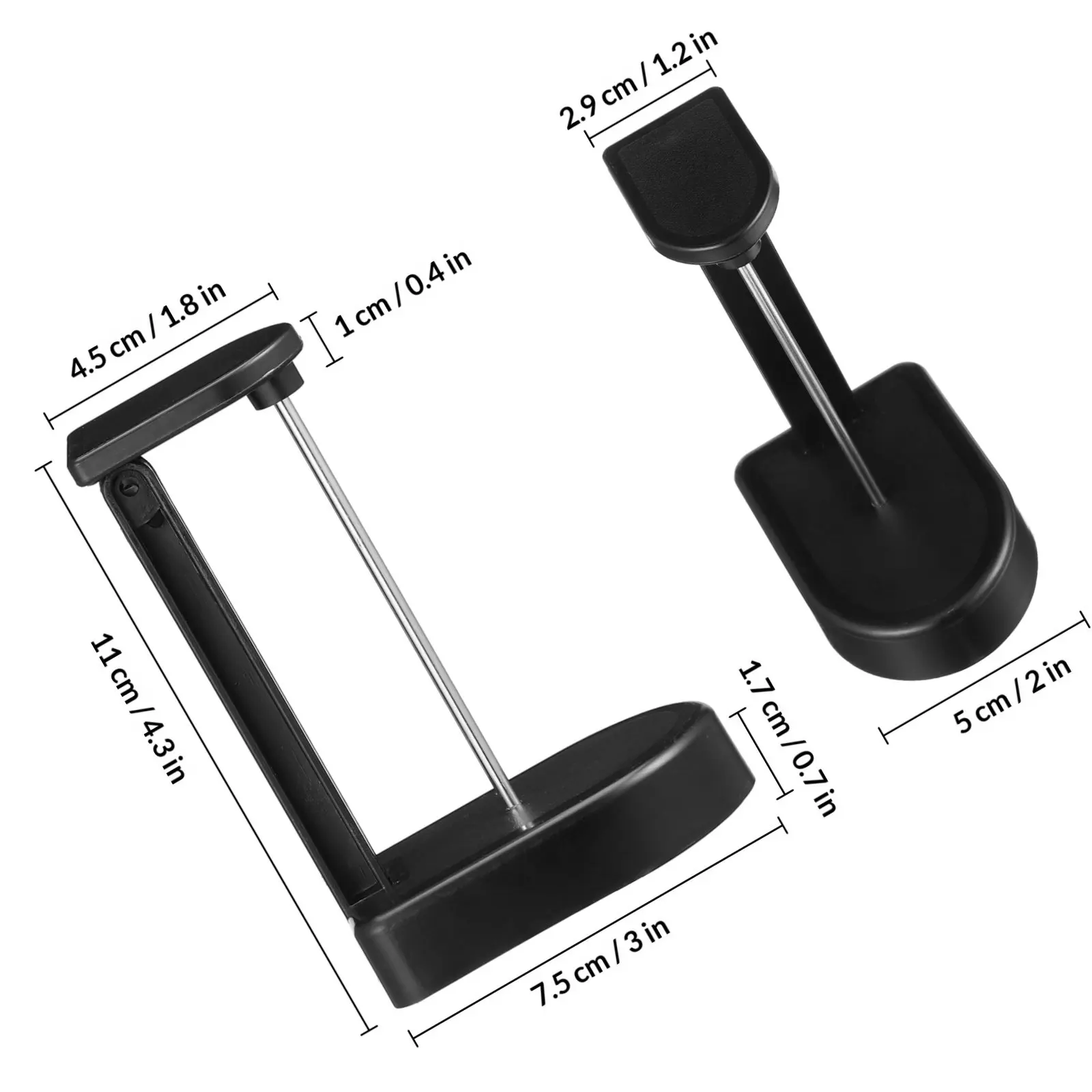 4Pcs Desk Memo Holder Organizer Receipt Stabber Paper Restaurant Office Space Saving Keeper